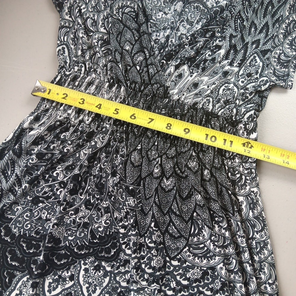Y2K Style Dress Womens Small Babydoll Whimsigoth Fitted Black Office Siren Beach - Picture 9 of 9